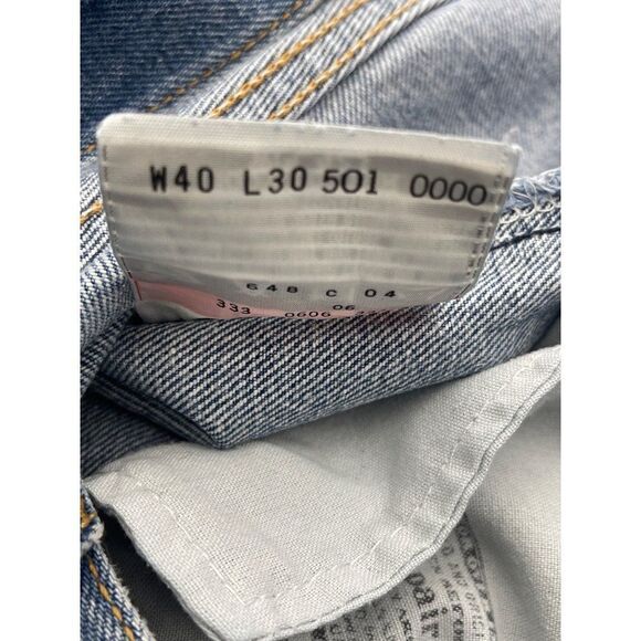 Levi Strauss & Co Light Wash Jeans 501 XX W40 L30 - Picture 10 of 10